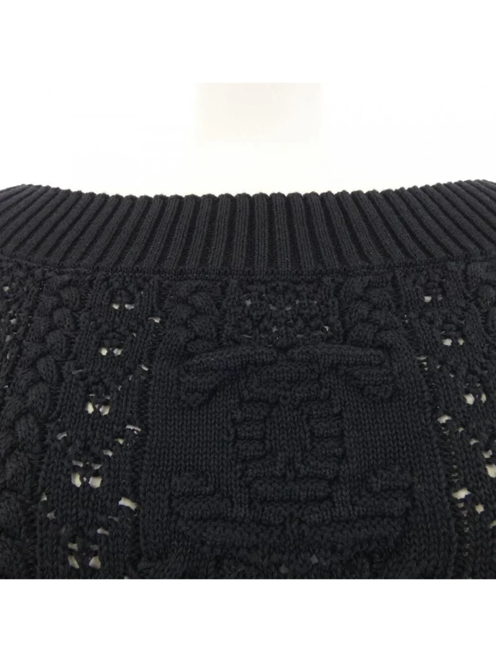 Chanel Knit Sweater Black